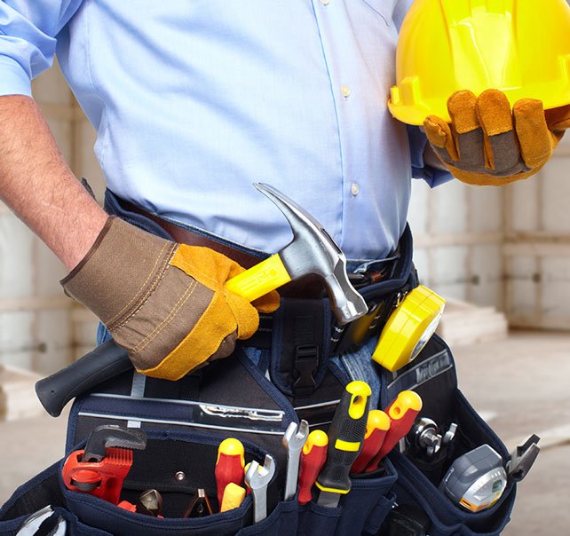 Handyman with tools info-04